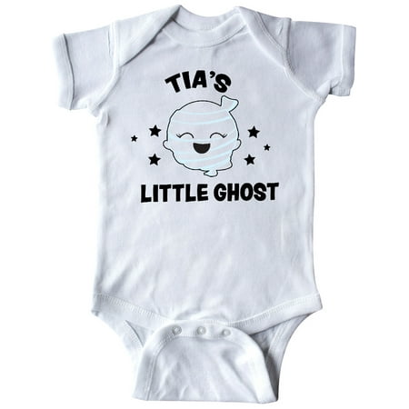 

Inktastic Cute Tia s Little Ghost with Stars Gift Baby Girl Bodysuit