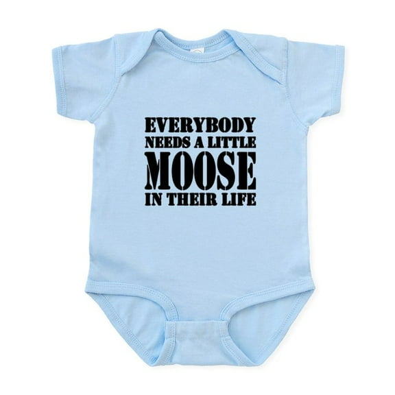CafePress - Get A Little Moose Infant Bodysuit - Baby Light Bodysuit, Size Newborn - 24 Months