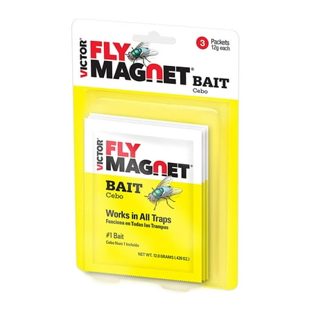 Victor M383 Fly Magnet Bait 3-Pk, 3pack - 12gm/pack By Safer