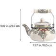 thumbnail image 5 of Floral Tea Kettle For Stove Top Whistling Tea Kettle, 2. 5l Large Enamel Tea Kettle, 5 of 5