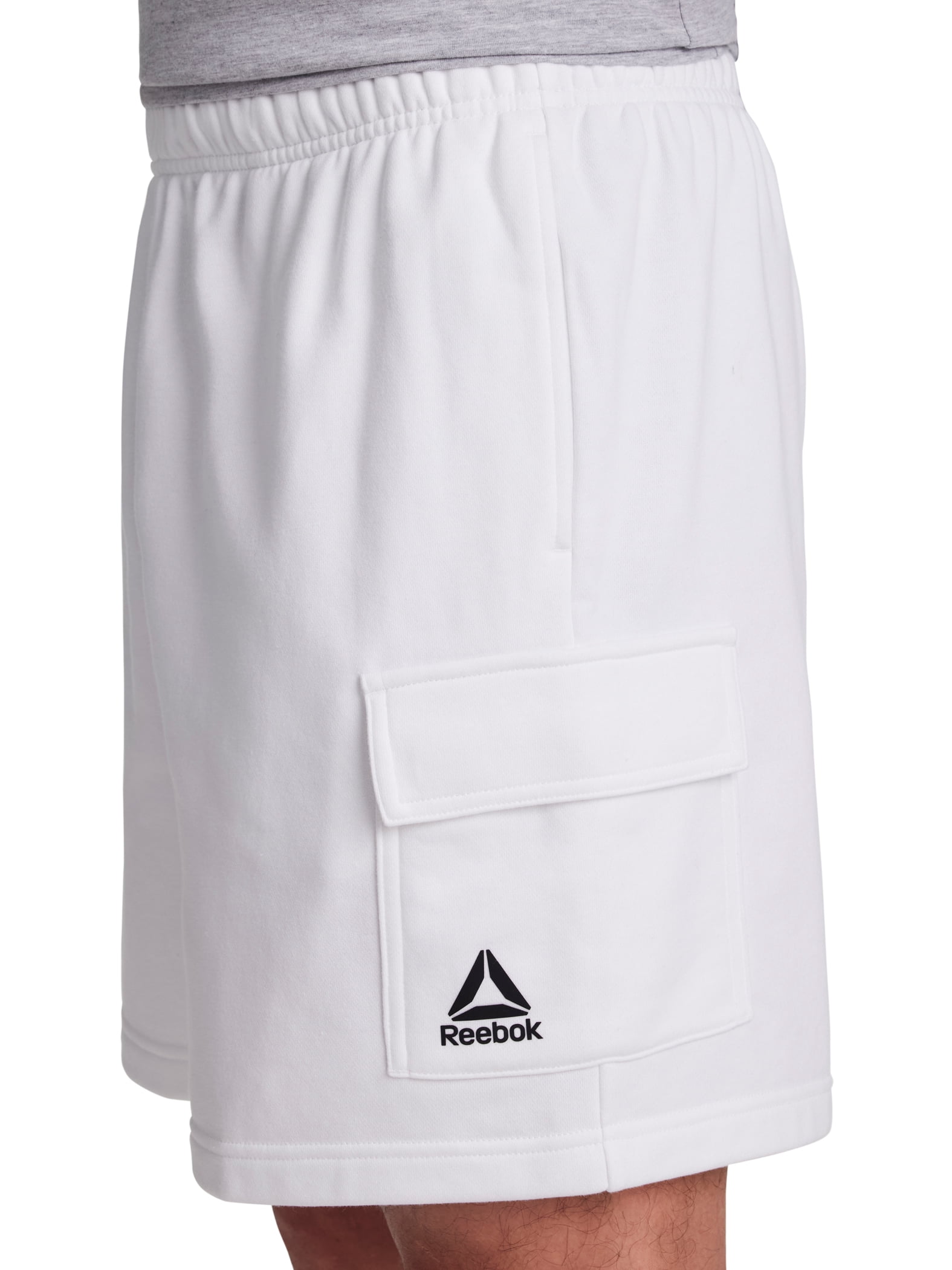 Reebok Men's and Big Men's League Knit Cargo Short, 7" inseam, Sizes XS-5XL
