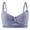 Blue, variant on Bigersell Nursing Bras Women Front Snap Bra Closure Womens Push-up Bras No Underwire Solid V-Neck Comfy Bra Back Hook and Eye Bra Closure Pregnancy Wireless Bralette with Pads Gray 34B