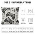 thumbnail image 5 of BANET Game Controller Throw Pillow Cover Electronic Play Games Grey Pillow Case Decorative Men Women Boy Girl Room Cushion Cover for Home Couch Bed 12x12in, 5 of 5
