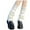 czb# White1240, variant on Wool Socks For Women Leg Warmers Solid Knitted Zipper Over The Knee Stocking Bow Soft Stretchy Thigh Knee High Socks Fuzzy Socks,White,One Size