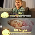 thumbnail image 3 of Dumpling Night Light for Kids, Cute Light Color Changing Silicone Night Light USB Charge, Squishy Lamp for Boys Girls Gift, 3 of 6