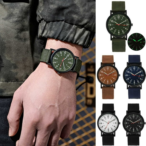 Relojes de hombre de diseno de lujo Reloj luminoso de aleacion de cuerda manual para hombre Bodega Aurrera en linea