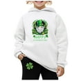 thumbnail image 4 of LUOGENLI Toddler Boys Outfits 2T Kids Hoodie Sweatshirt And Sweatpants Irish Festival Pullover Hoodie Set Tracksuit 2 Piece Outfits Christening Outfits For Boys Boys Suits Size 5T 11-12 Years, 4 of 4