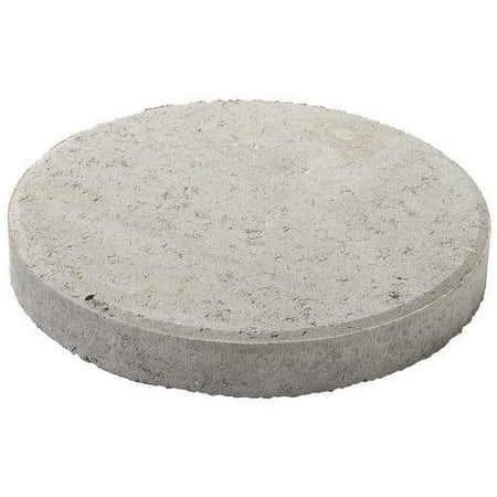 Mutual Materials Stepping Stone 12x2x12 Round Grey