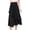 Black, variant on Riforla Women's Irregular A Line Skirt Chiffon Midi Skirt Skirts for Women Trendy Black L