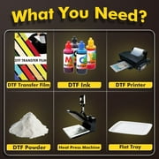 100 Sheets A-SUB DTF Film A3, DTF Film Paper 13 Direct to Film Transfer Paper, DTF Film for Sublimation Paper for Dark & Light & Color Fabrics, Cold & Hot Peel