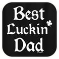 thumbnail image 2 of St Patricks Day Shirt For Men Best Luckin Dad Plus Size Short Sleeve T-Shirt 4X-Large Black, 2 of 3