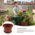 thumbnail image 3 of FESTFENDS 10Ud Macetas Plásticas Reutilizables Para Jardinería Con Drenaje En Color Oscuro, 3 of 6