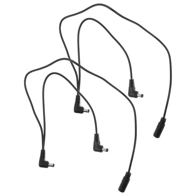 SWETRACE 2Ud Cable De Alimentación Doble Para Pedales De Efectos Guitarra Con Conectividad Estable Y Compacta