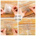 thumbnail image 3 of 40 Packs de Crochets Adhésifs Transparents 15 kg (Max) Crochets Transparents Réutilisables Cintres Collants avec Crochets en Acier Inoxydable (Transparent), 3 of 7