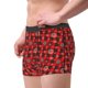 thumbnail image 2 of Fotbe Snowflakes On A Buffalo Plaid Calzoncillos Tipo Boxer con Bolsa de Soporte Total para Hombre, X-Temp Fresco, Transpirable y de Secado Rápido-XX-Large, 2 of 5