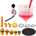 thumbnail image 1 of 17-Piece Engine Oil Funnel Set, 1.36 qt Automotive No-Spill Engine Oil Funnel Kit, Oil Filter Change Kit, One-Hand Operation, No-Spill Design, for Car(1Set), 1 of 6