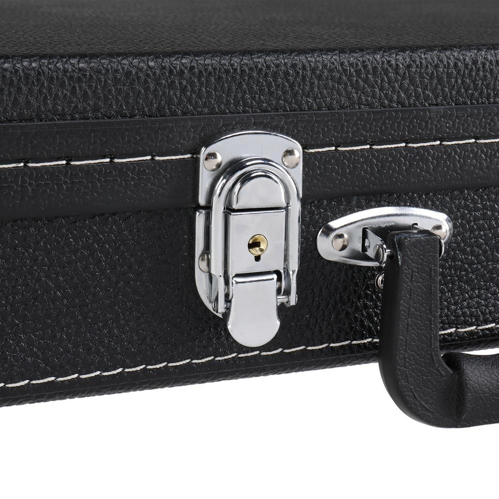 LINJH Electric Hard-Shell Case for GST GTL 170 SG Guitar Rectangular Case Black