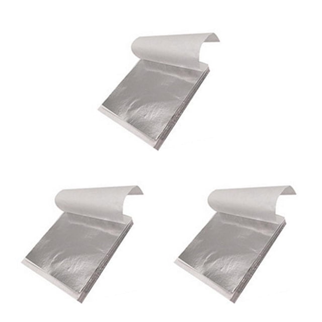 Toystoory Papel de hoja de aluminio de 100 Uds., papeles dorados impermeables, láminas doradas, artesanía exquisita, decoración de pasteles y comida, Type1 NO1 Toystoory CBP584278