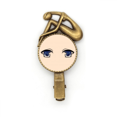 thumbnail image 1 of Ojos brillantes, ojos animados. Broche broche broche broche Metal retro, 1 of 3