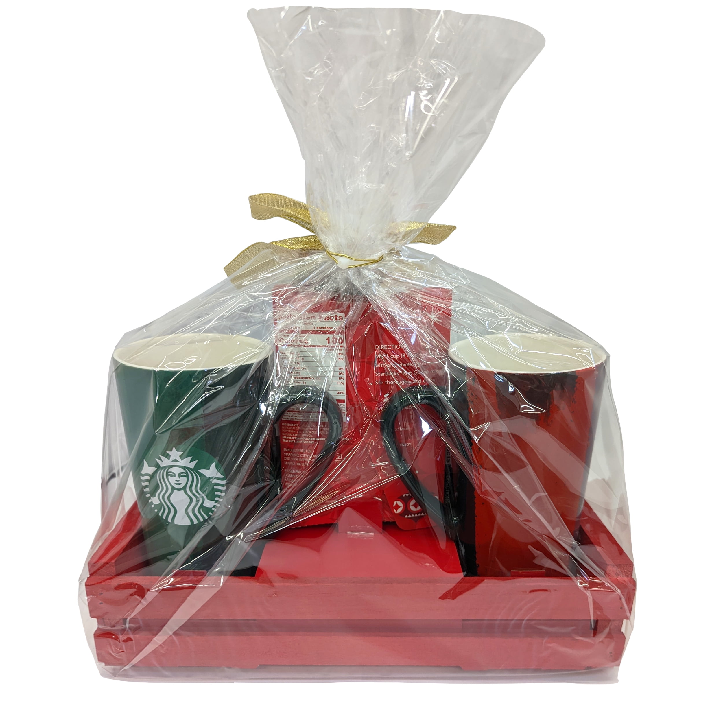 Starbucks Holiday Memories Gift Basket with 16oz ceramic mug and
