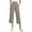 Gray, variant on Ltctricy Women's Capri Dress Pants Dressy Casual Elastic High Waisted Cropped Work Pants Loose Office Capris Trousers with Pockets