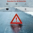 thumbnail image 2 of Car Warning Triangles,Car Triangle Triangle Reflective Warning Plate Safe Parking Sign car kit with Motor Vehicle Safety Triangle 38.5, 2 of 5