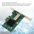 thumbnail image 3 of Adaptateur Ethernet LAN PCI Express, 1000Mbps Port LC PCIe X1 Port SFP Simple Carte Gestion de l'Alimentation pour PC pour Linux, 3 of 7