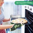 thumbnail image 2 of Yayeee Pot Holders Kitchen Heat Resistant with Pocket 7"x9.8" Cotton Oven Cooking Hot Pads, Black Abstract, 2 of 7