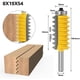 thumbnail image 2 of Vástago de 8 mm Panel elevado "V" Junta de dedo Broca Pegamento Molino Pasador de madera Carpintería Cónica Fresadora de espiga (Tamaño: 8X19X54) Zhivalor YQ-2858, 2 of 4