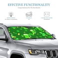 thumbnail image 3 of Kdxio St Patrick's Day2 Print Windshield Sun Shade, Foldable Sun Blocker for Car,Truck,SUV Automotive Interior Sun Protection,Reflective Shade for Front Windshield(Medium), 3 of 7