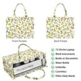 thumbnail image 2 of Large Capacity Tote Bag,Yellow Lemon Fruit Flowers Yellow Pattern Handbag Fashion Luxury Tote Bag,15.7"x13"x 5.1" Inches,Laptop Compatible, 2 of 6