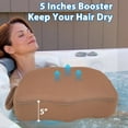 thumbnail image 6 of Hot Tub Booster Seat for Adults, 5 Inch Thick Supportive Cushion with Non-Slip Bottom, Weighted for Quick Sink Without Float, Spa Booster Seat for Hot Tub (Including Inflatable), Pool, Bathtub, 6 of 14