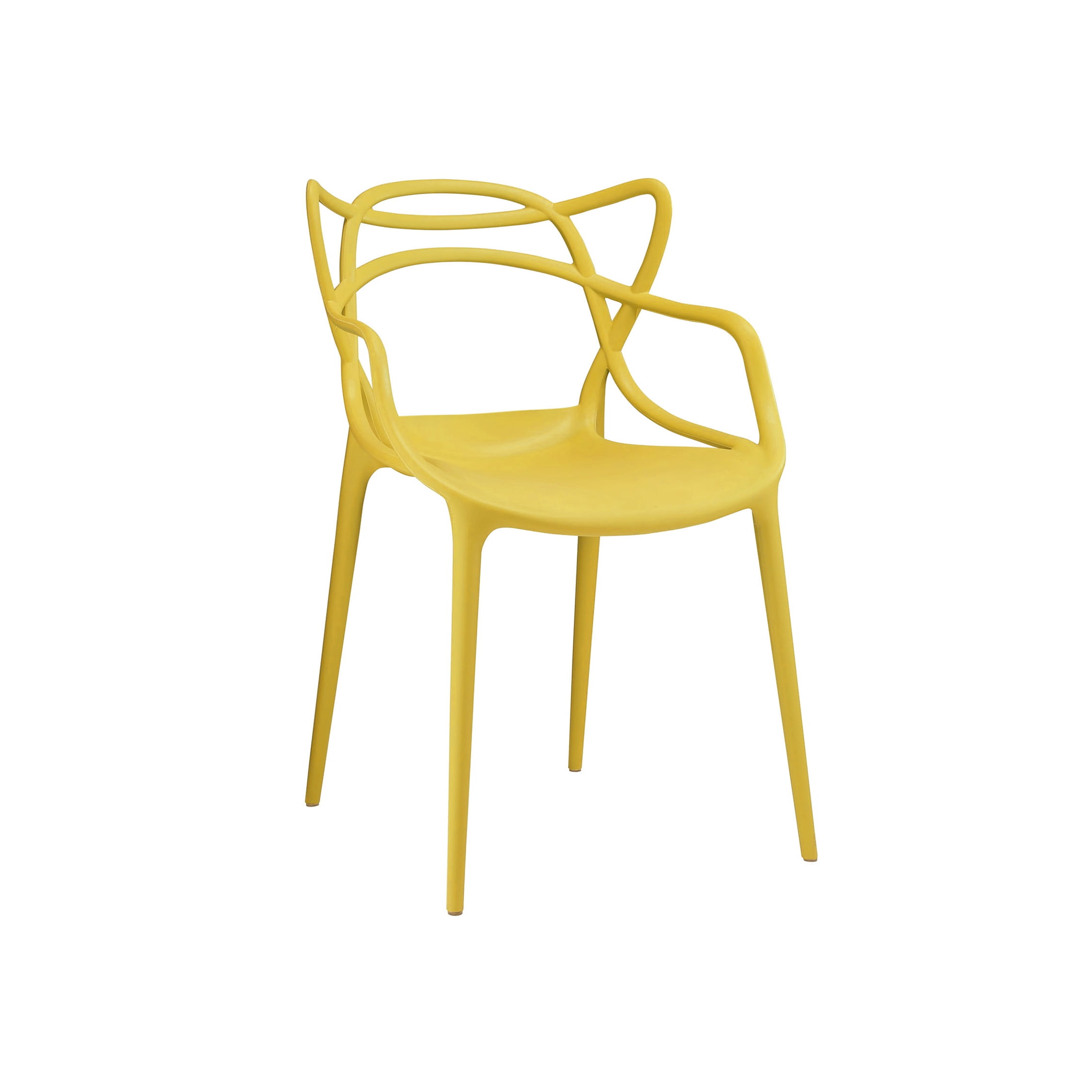 Yellow Modern Designer Masters Chairs Yellow Set Of 4 