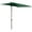 Green, variant on Outsunny 8ft Half Umbrella Outdoor Balcony Parasol Black