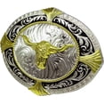 thumbnail image 2 of Moranse Religion Cross Cowboy Kneeling Prayer And Horse Design Belt Buckles, 2 of 5
