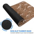 thumbnail image 6 of Long Mouse Pads for Desk,Brown White Dinosaurs Fossils Pattern Desk Mats on Top Of Desks, Desk Mouse Pad Extra Large with 3mm Non-Slip Base and Stitched Edge for Gaming,Office,Work,Home 35.4"x15.7", 6 of 6