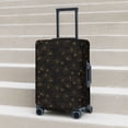 thumbnail image 6 of Pofeuu Gold Spiders And Cobwebs Print Luggage Suitcase Cover Protector Luggage Washable Covers Aesthetic for 18/24/28/32 inch Luggage（No luggage included）-Small, 6 of 7