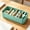 Green, variant on Wood Remote Control Holder, TV Remote Holder - 5 cosmetic Remote Control Storage Basket Organizer, Small Wooden Desktop Caddy for Coffee Table, Nightstand, Living Room, Office, Vanity