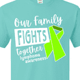 thumbnail image 4 of Inktastic Our Family Fights Together Lymphoma Awareness Lime Ribbon T-Shirt, 4 of 5