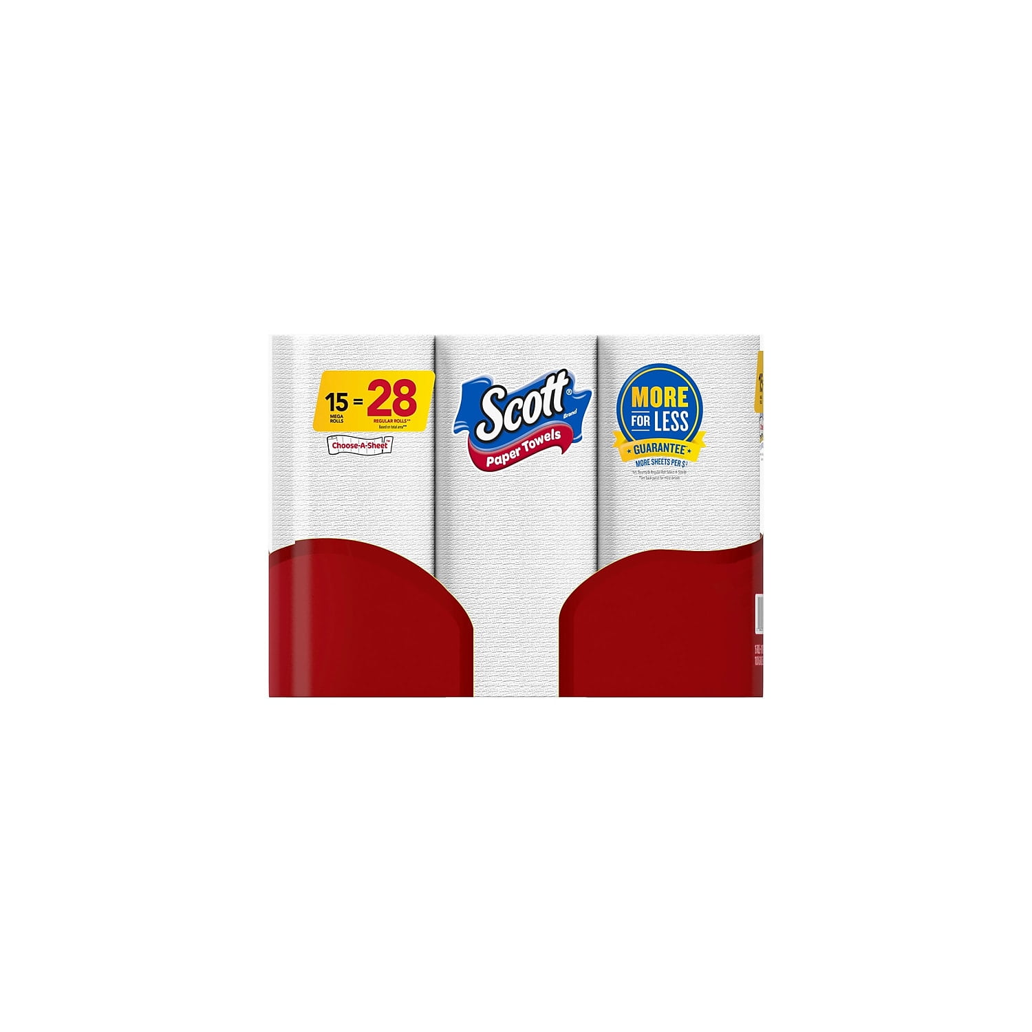 Scott KCC55417CT Double Roll Paper Towels - 15 Per Pack - Case of 2