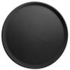 Update International GT-1400BK Round 14 in. Black Non-Skid Serving Tray