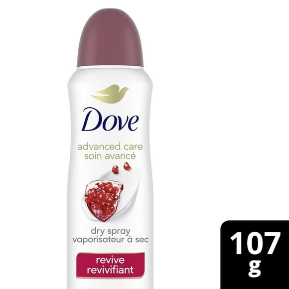 Dove Advanced Care Revive Scent Dry Spray Antiperspirant, 107g, Antiperspirant