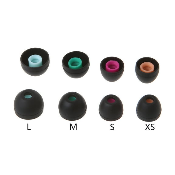 Headphone Earphones Silicone Cushion Covers Caps XS/S/for M/for LEar Buds Gels Eartips 1 Set Corded Premium Replacement