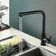 thumbnail image 3 of Kitchen Tap Black Extendible Kitchen Tap With Spray, Single Lever Sink Mixer Tap 360 Swivelling Kitchen Stainless Steel,100% New, 3 of 5