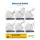 thumbnail image 4 of Adaptador de corriente Acer Universal Travel Plug para EE. UU. a Europa, 4 of 7
