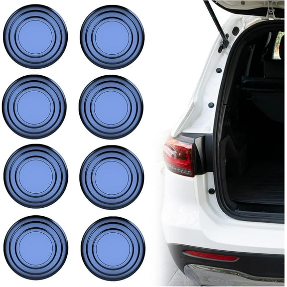 Car Door Bumper Protection Pads, Universal Car Door Shock Absorber, Car Door Shock Absorber Pads, Self Adhesive Car Door Slam StopperSoundproof Shock Absorbers for Bumper/Hood/Trunk,8PCS