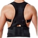 thumbnail image 1 of Adjustable Posture Correction Heel Support Shoulder Stretcher Back Belt for Men Women Black L, 1 of 5