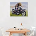 thumbnail image 6 of David Mann Motorcycle Art Gnghost Rider Prints Poster (52) Painting On Canvas Wall Art Poster Scroll Picture Print Living Room Walls Decor Home Posters 20x26inch(50x65cm), 6 of 6