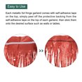 thumbnail image 4 of Foil Fringe Garland 10Ft Red Metallic Tinsel Streamers for Christmas New Year Party 12 Pcs, 4 of 6
