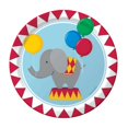 thumbnail image 1 of Creative Party Assiette de Cirque en Papier (Lot de 8), 1 of 1